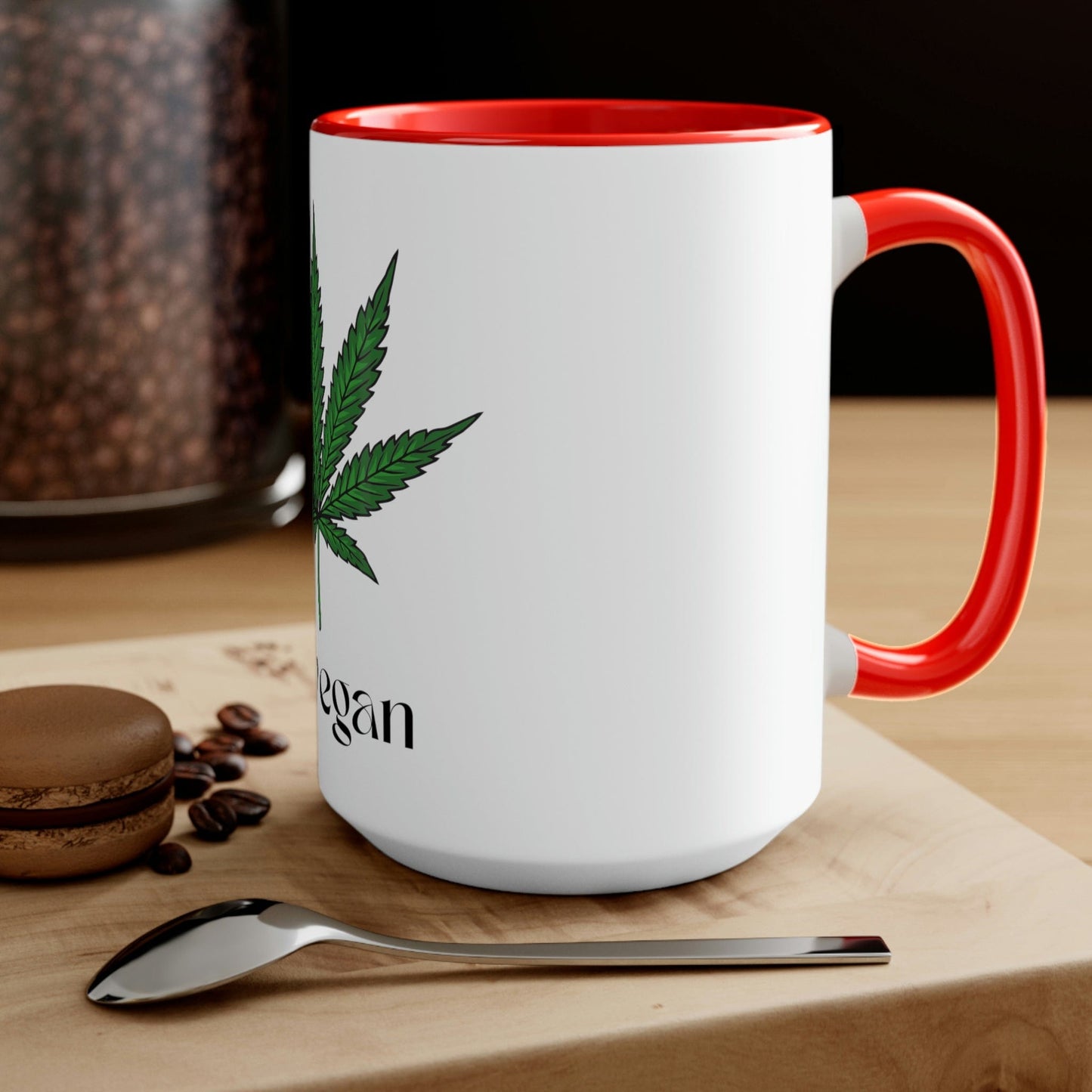 "I'm Vegan" Pot Leaf Coffee Mug