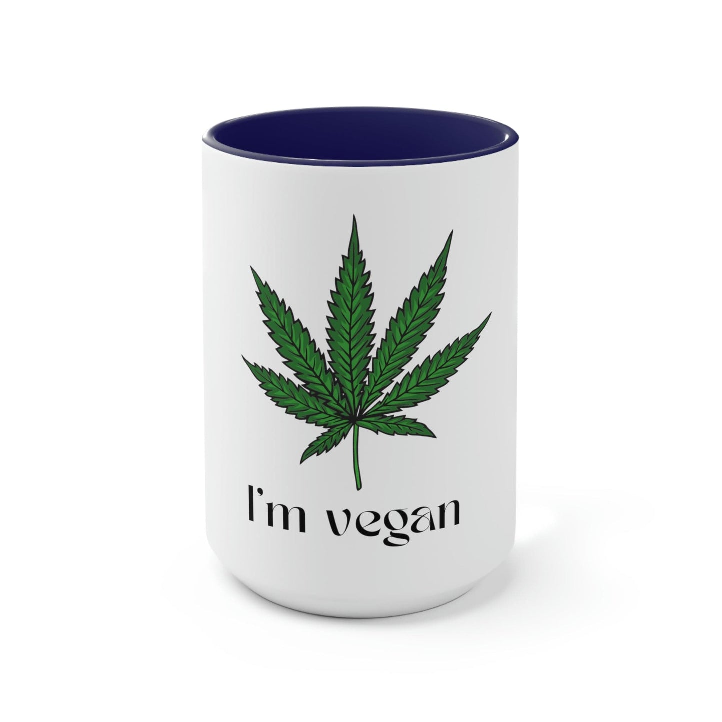 "I'm Vegan" Pot Leaf Coffee Mug