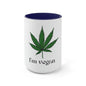 "I'm Vegan" Pot Leaf Coffee Mug