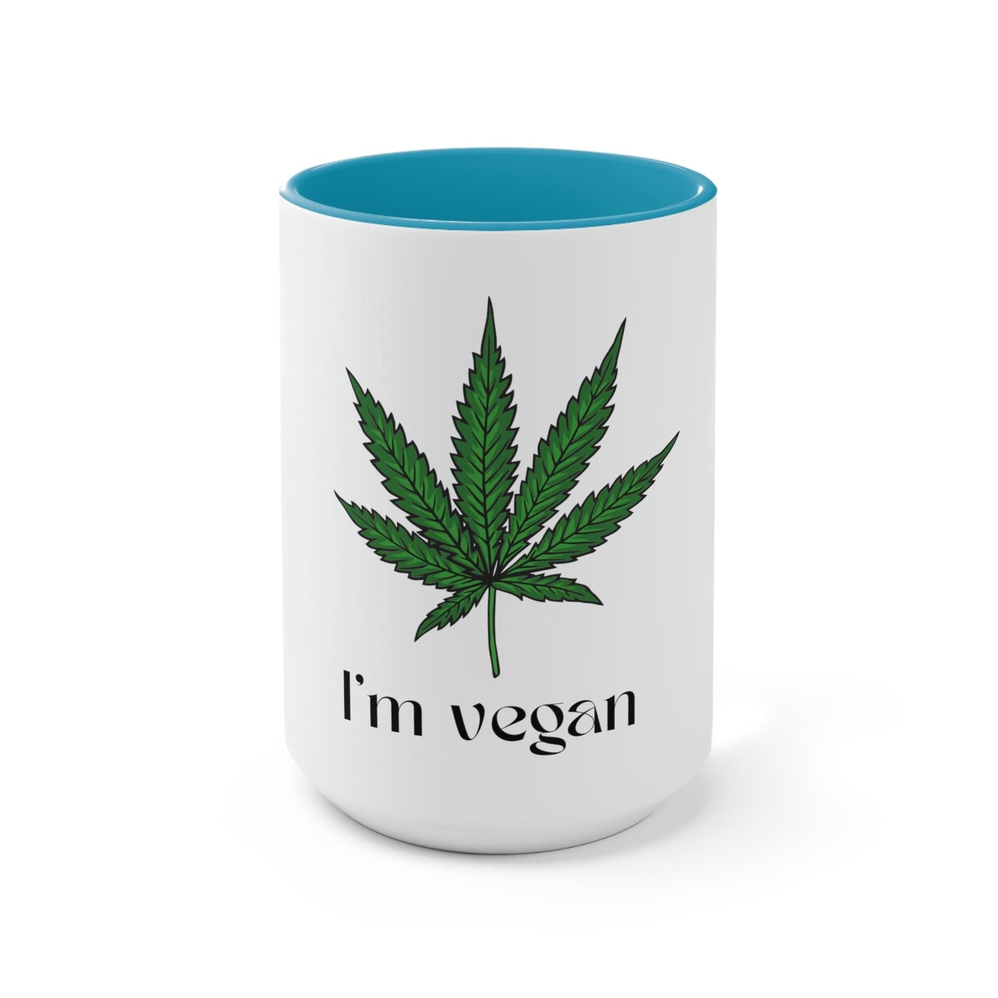 "I'm Vegan" Pot Leaf Coffee Mug