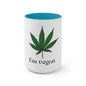 "I'm Vegan" Pot Leaf Coffee Mug