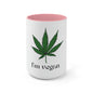 "I'm Vegan" Pot Leaf Coffee Mug