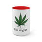 "I'm Vegan" Pot Leaf Coffee Mug