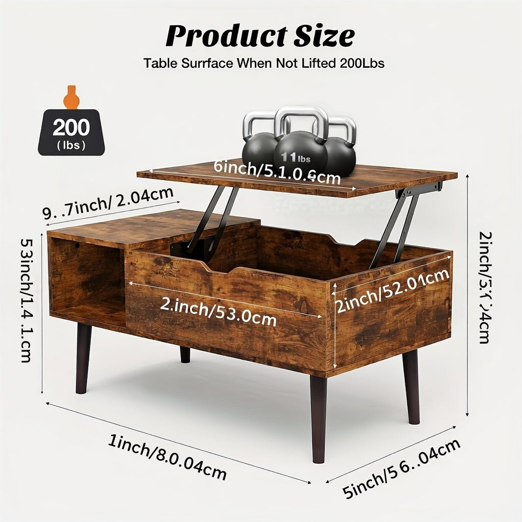 Lift Top Coffee Table with Storage