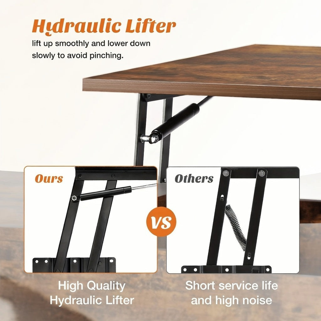Lift Top Coffee Table with Storage