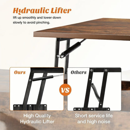 Lift Top Coffee Table with Storage