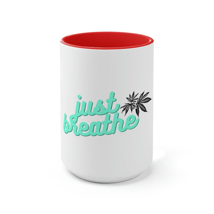 "Just Breathe" Cannabis Tea Mug