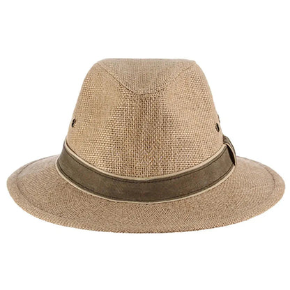Hemp Straw Outback Fedora Hat