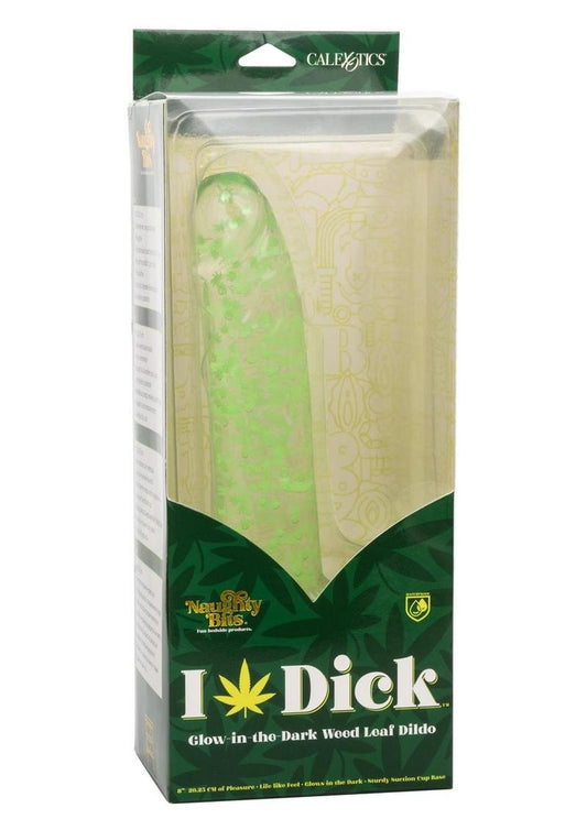 Naughty Bits "I Leaf Dick" Glow In The Dark Dildo