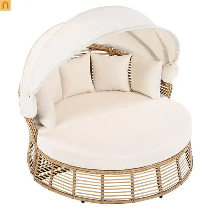 Chaise Lounge Canopy Round Daybed