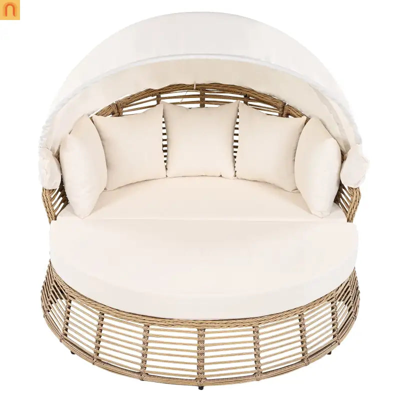 Chaise Lounge Canopy Round Daybed
