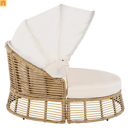 Chaise Lounge Canopy Round Daybed
