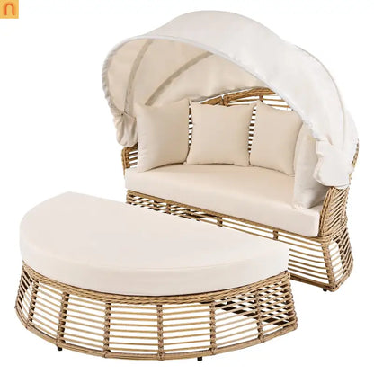 Chaise Lounge Canopy Round Daybed