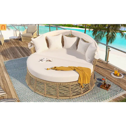 Chaise Lounge Canopy Round Daybed
