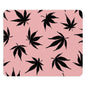 Marijuana Leaves Pink Mouse Pad