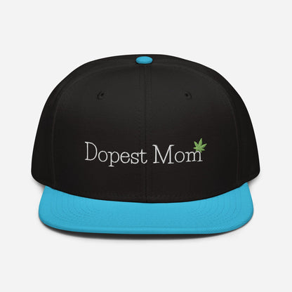 "Dopest Mom" Cannabis Snapback Hat