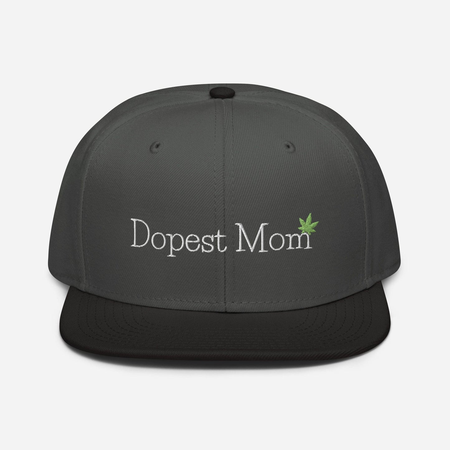 "Dopest Mom" Cannabis Snapback Hat