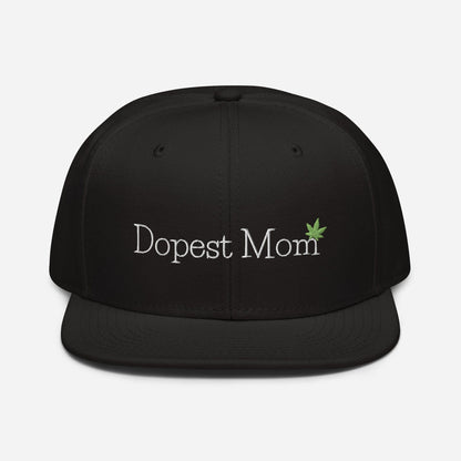 "Dopest Mom" Cannabis Snapback Hat