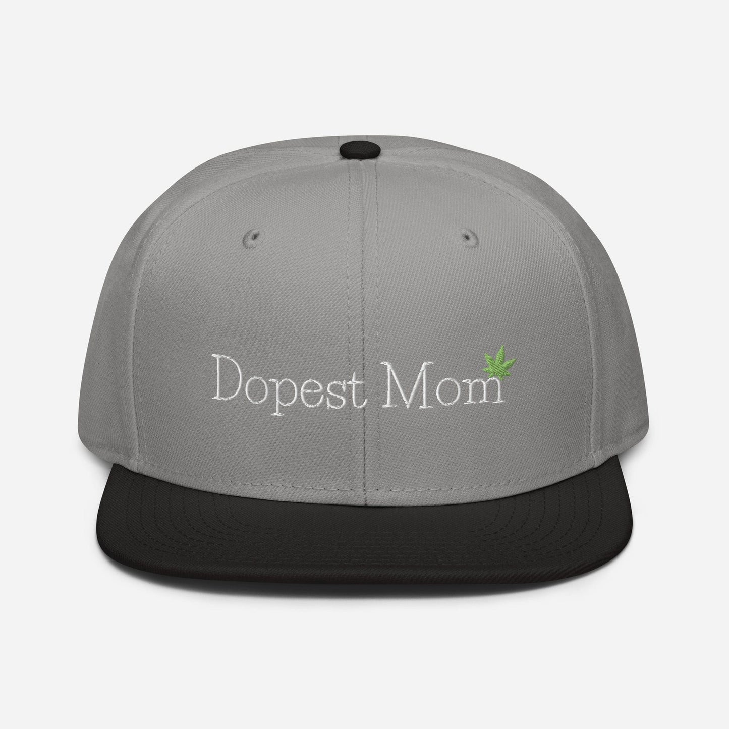 "Dopest Mom" Cannabis Snapback Hat