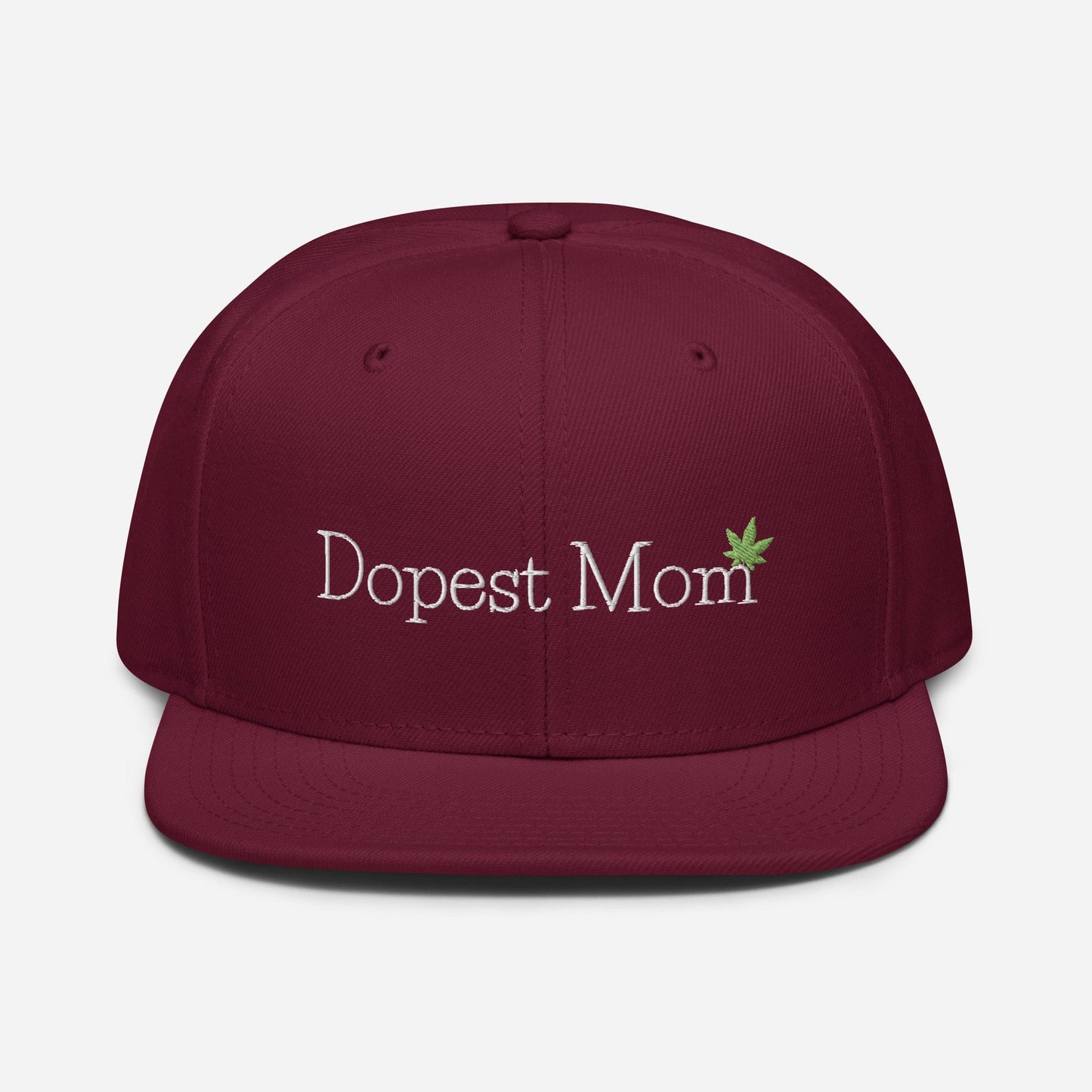 "Dopest Mom" Cannabis Snapback Hat