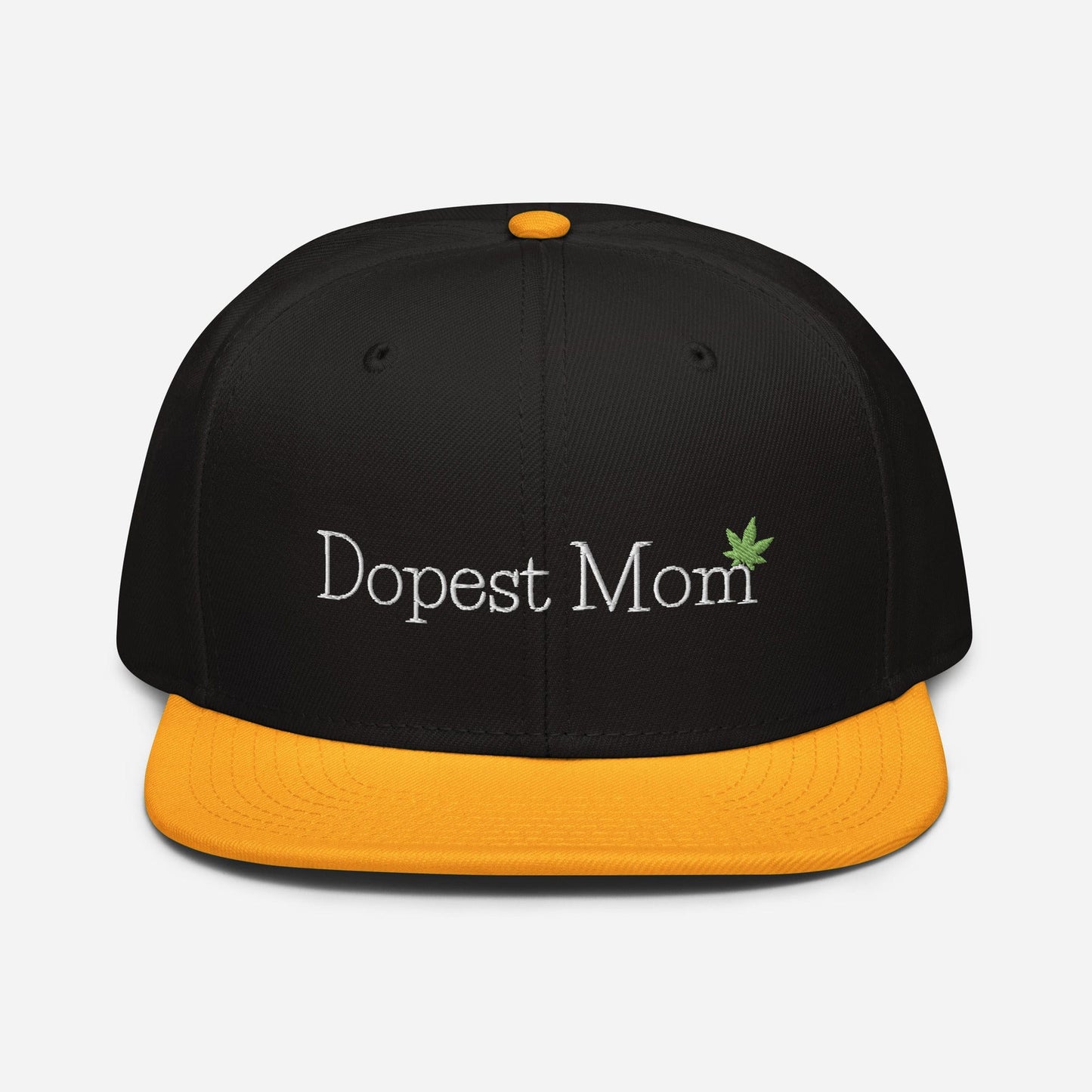 "Dopest Mom" Cannabis Snapback Hat