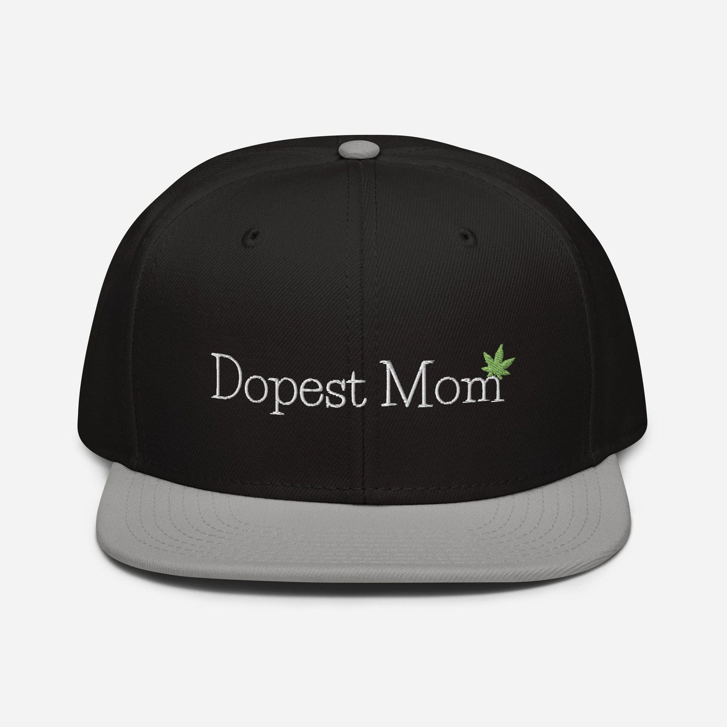 "Dopest Mom" Cannabis Snapback Hat