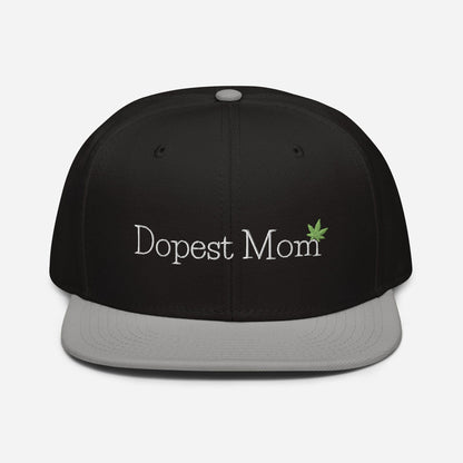 "Dopest Mom" Cannabis Snapback Hat