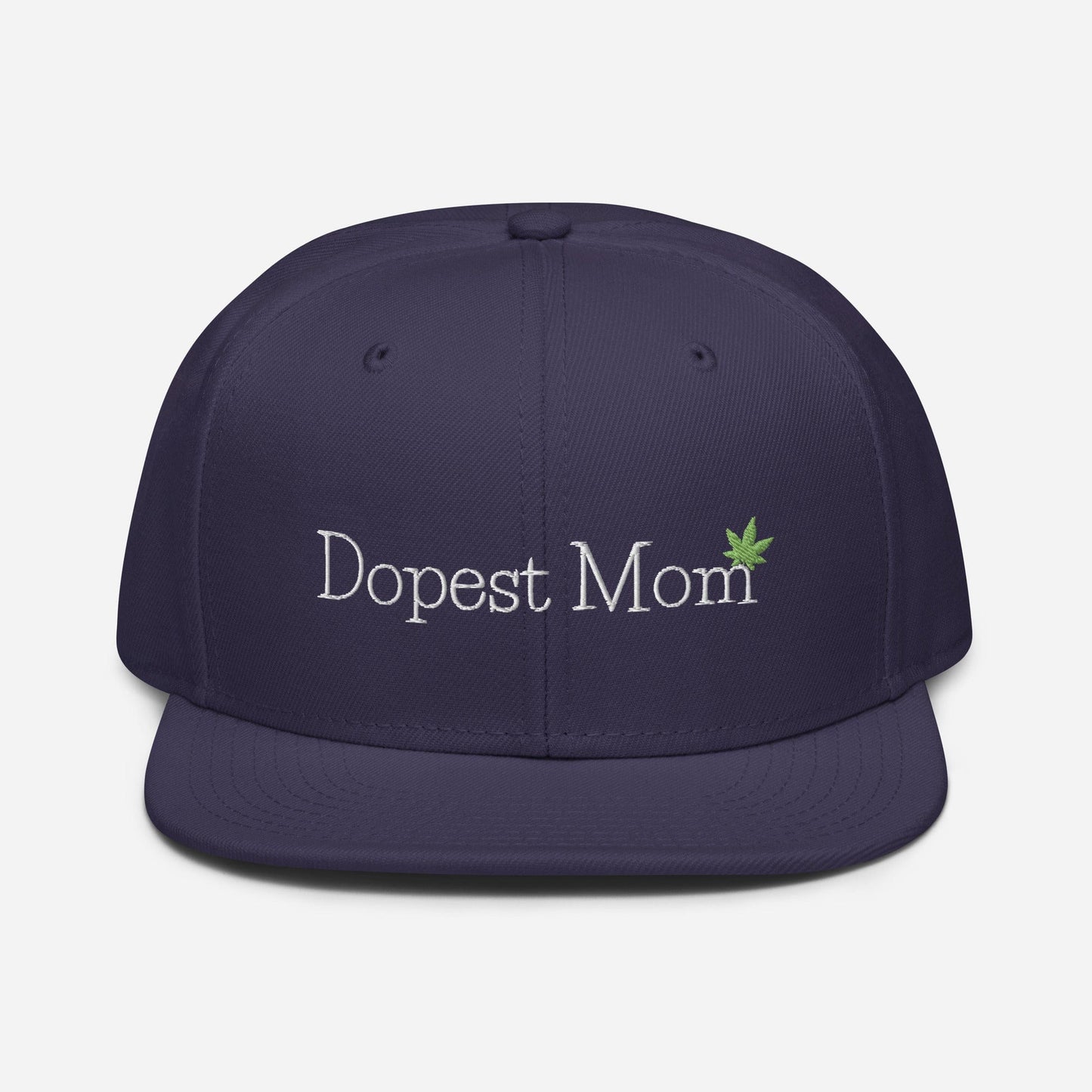 "Dopest Mom" Cannabis Snapback Hat