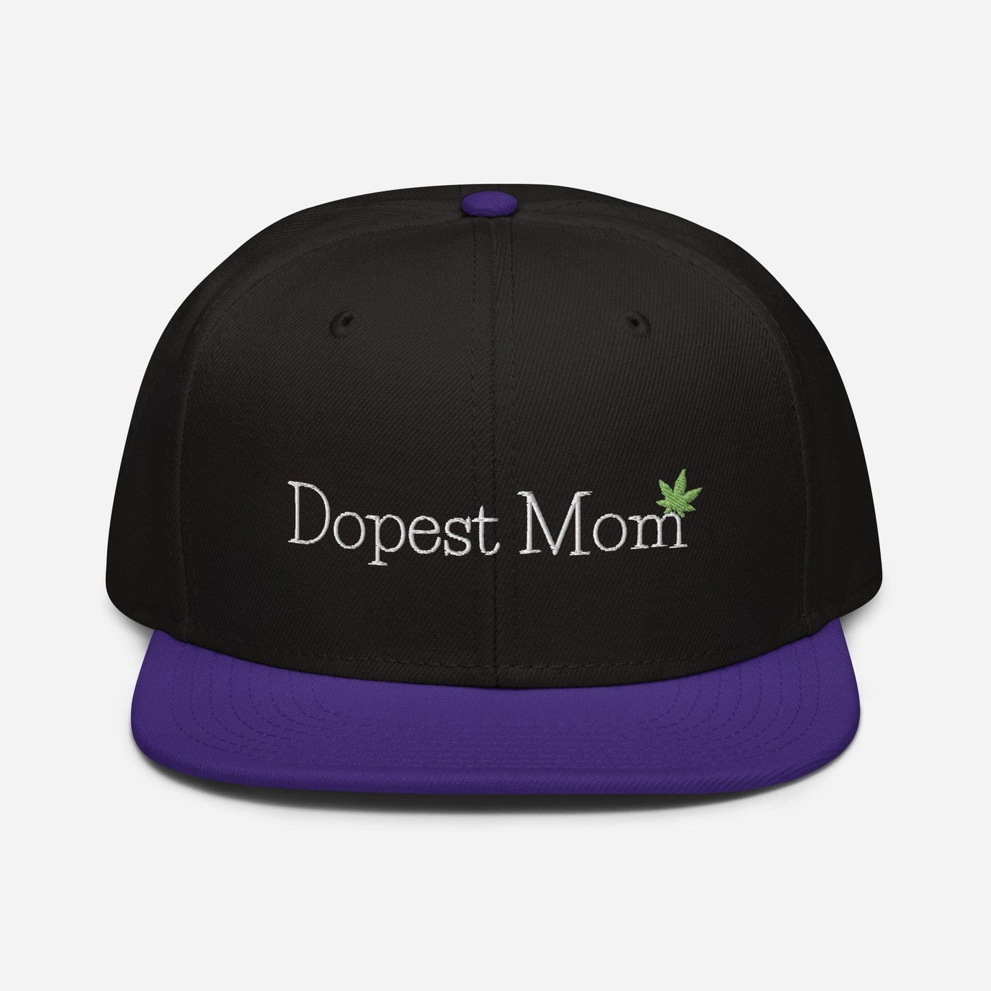 "Dopest Mom" Cannabis Snapback Hat