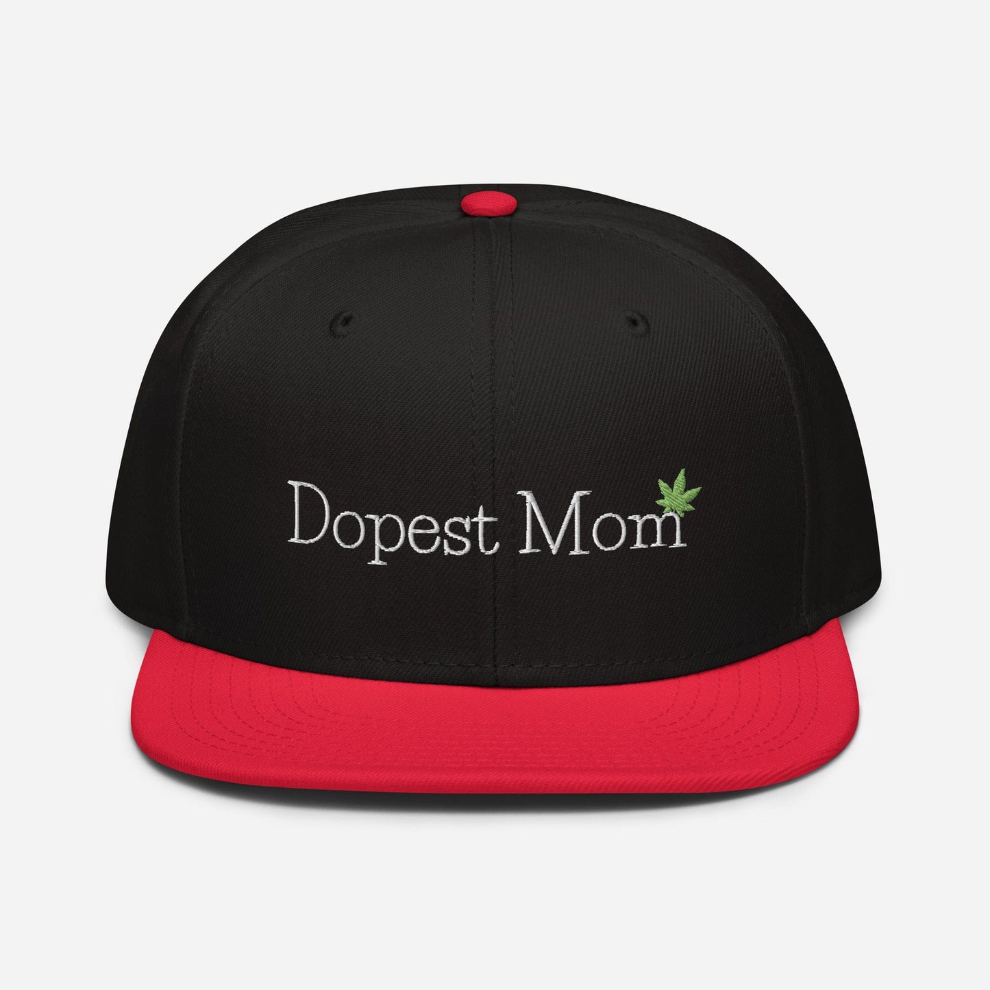 "Dopest Mom" Cannabis Snapback Hat