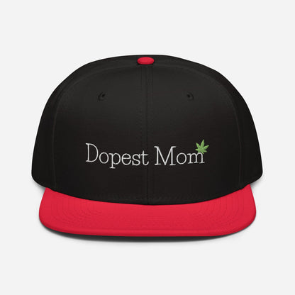 "Dopest Mom" Cannabis Snapback Hat