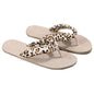 Hemp Floral Flip Flops
