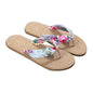 Hemp Floral Flip Flops
